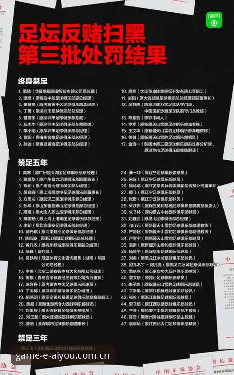 爱游戏APP最新版哪个好 爱游戏APP在线解读:足协第三批禁足名单操作教程
